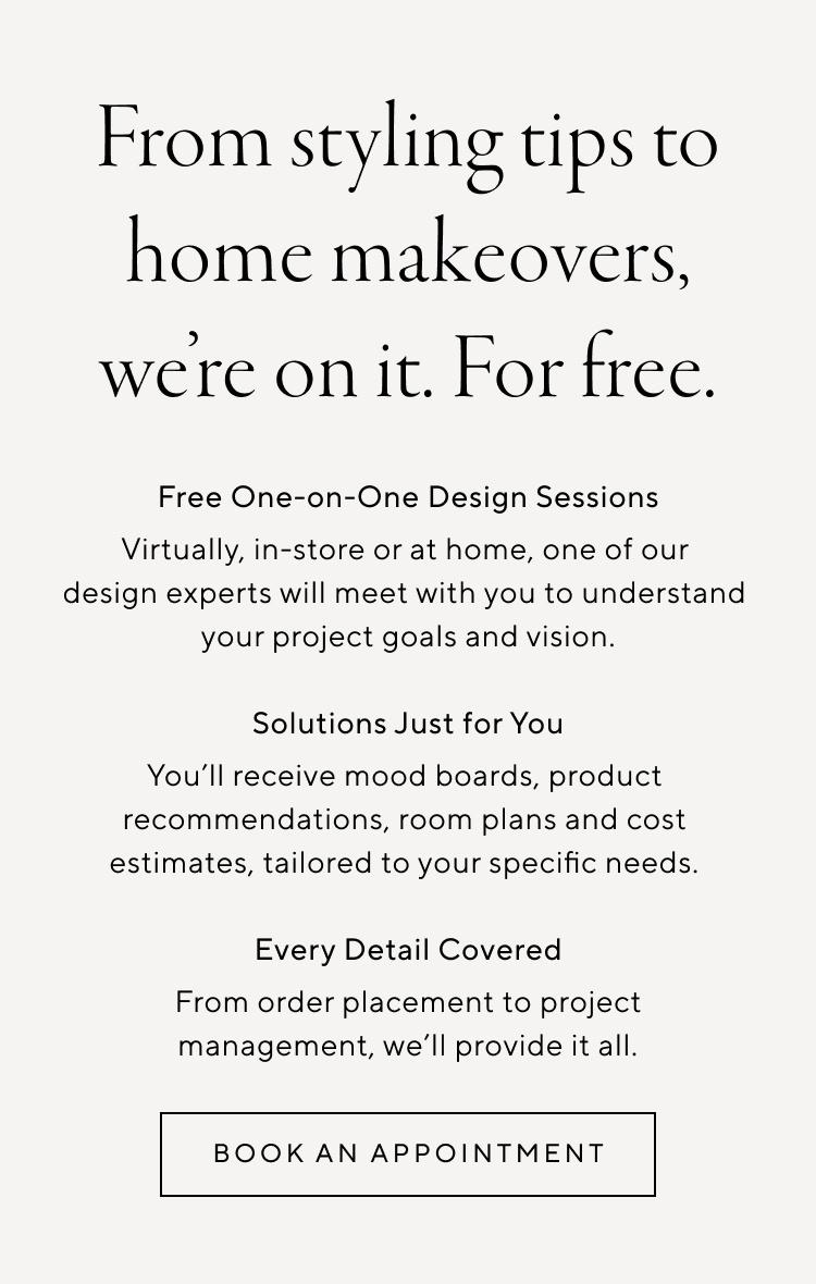 From styling tips to home makeovers, we're on it. For free.